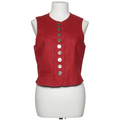 Vest (Red) from Tostmann Trachten Linen