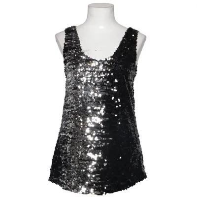 Tank­top (Schwarz, Silber) von Esmara by Heidi Klum Polyester