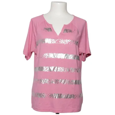 T-shirt (Pink, Silber) von Alessa W Collection