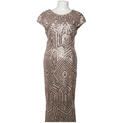 Robe de soirée (Or, Beige) de Lucy Wang Polyester