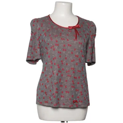 T-shirt (Grijs, Rood) van Himmelblau Couture by Lola Paltinger Polyester, Viscose