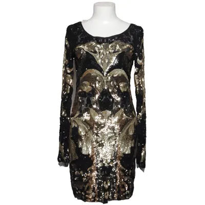 Cocktailjurk (Zwart, Goud) van NLY Polyamide, Viscose