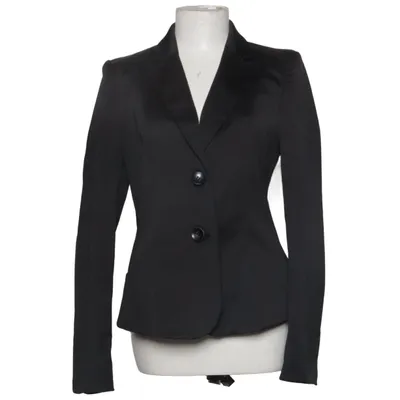 Blazer (Noir) de Mango Moments Coton, Élasthane, Polyester