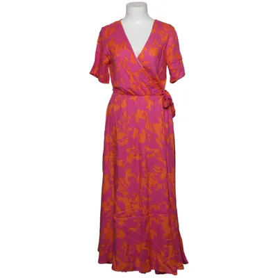 Slå-om-kjole (Pink, Orange) fra Page One Viscose