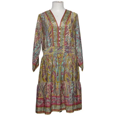 Dress (Green, Multicolored) from Vicci Polyester, Silk