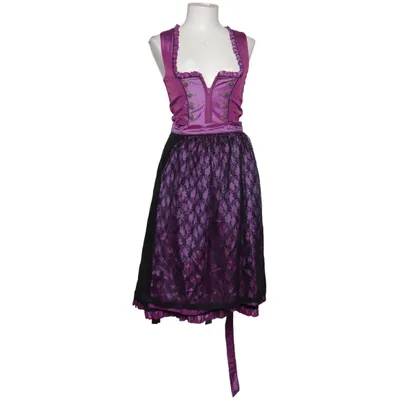 Dirndl (Purple, Black) from Rose-Dirndl Polyamide, Polyester