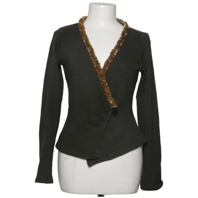 Cardigan (Grøn) fra Velvet Kashmir, Elastan, Polyamid, Viscose, Uld