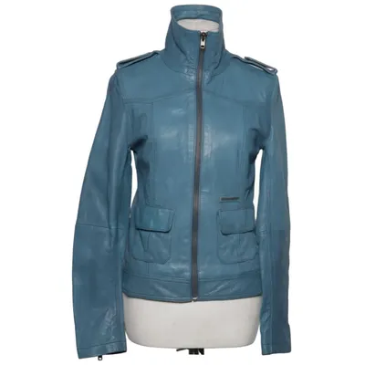 Læderjakke (Blake Rider) fra Superdry Læder, Polyester