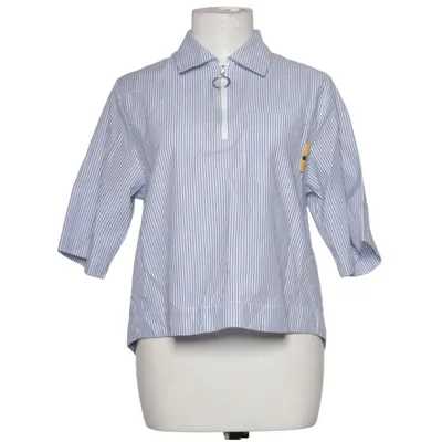 Top (Blauw, Wit) van Margittes Katoen, Polyester