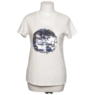 T-shirt (Vit, Blå) från Daphnea Bomull