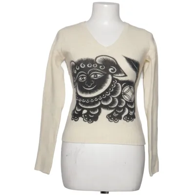 Sweater (White, Black) from Custo Barcelona Angora, Nylon, Wool