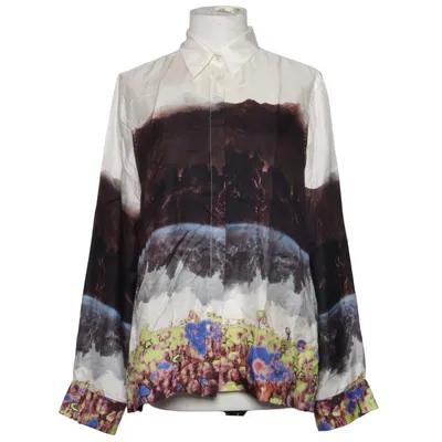Blouse (Wit, Meerkleurig) van Le Sarte Pettegole Zijde