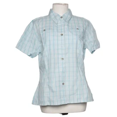 Chemise à manches courtes (Bleu, Blanc) de Outdoor Discovery Coton, Polyester