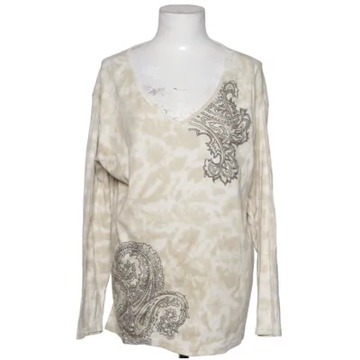 Långärmad t-shirt (Beige, Vit) från Sasson Bomull