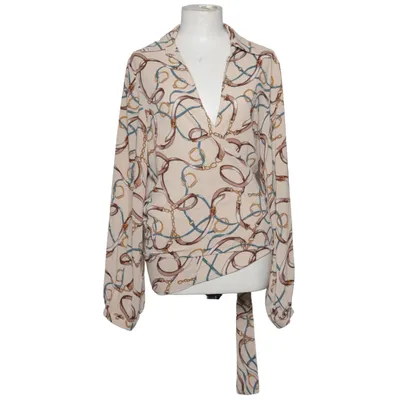 Wrap blouse (Beige, Multicolored) from Axara
