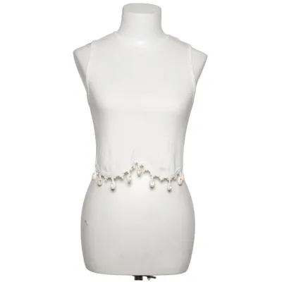 Crop top (White) from Ambar Cotton, Elastane