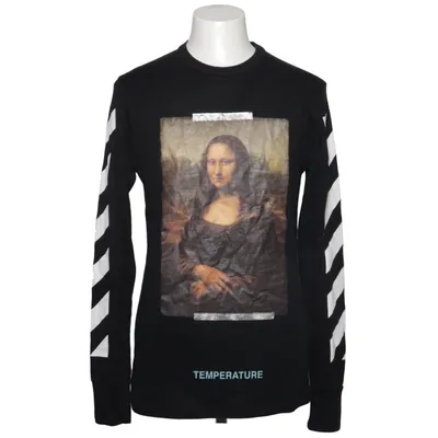 Langarmshirt (Schwarz, Weiß) von Off-White Baumwolle