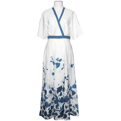 Robe portefeuille (Blanc, Bleu) de X&Z Polyester