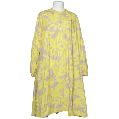Dress (Yellow, Gray) from Lieblingsstück Cotton