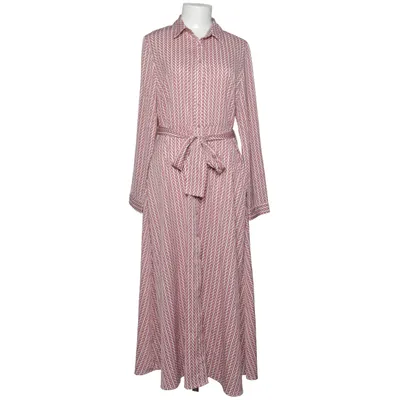Skjortekjole (Pink, Hvid) fra Axara Polyester