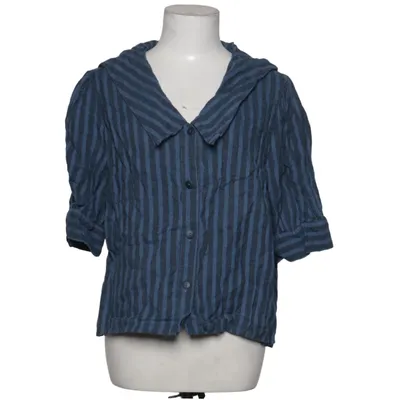 Korte mouwen shirt (Blauw) van Offon Clothing Linnen