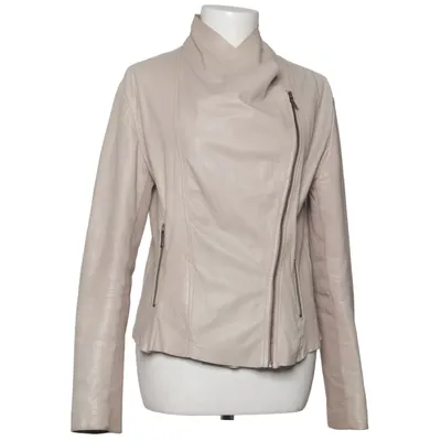 Biker jacket (Beige) from Cigno Nero