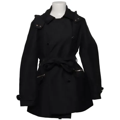 Trenchcoat (Schwarz) von Morgan de Toi Baumwolle, Polyamid, Polyester