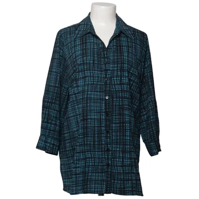 Blus (Blå, Svart) från Croft&Barrow Elastan, Polyester