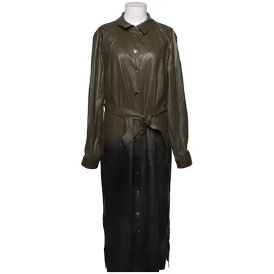 Shirt dress (Green) from Fifth House Polyurethane