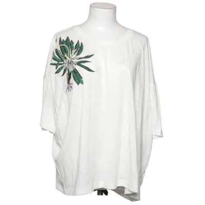 T-shirt (White, Green, Yellow) from Anna Glover x H&M Cotton, Modal