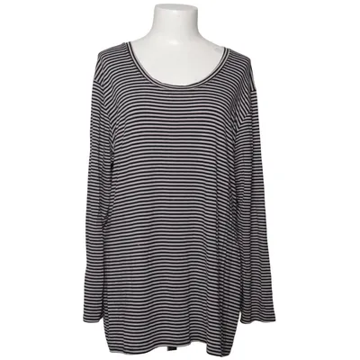 Langærmet t-shirt (Sort, Hvid) fra Boris Industries Elastan, Viscose
