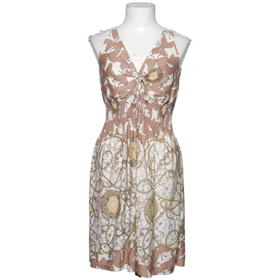 Kjole (Beige, Gul, Flerfarvet) fra Airisa Elastan, Polyester, Viscose