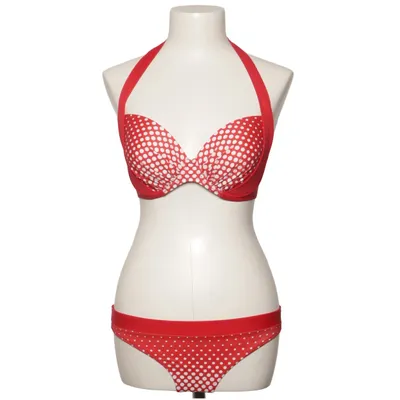 Bikini (Rouge, Blanc) de Jolidon Élasthane, Polyamide
