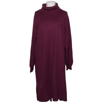 Jurk met col (Lila) van Ulla Popken Polyamide, Polyester, Viscose