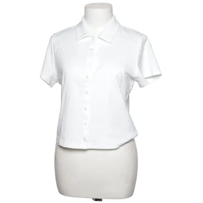 Short sleeve shirt (White) from Uniqlo Cotton, Elastane