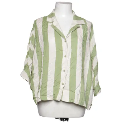 Korte mouwen shirt (Groen, Beige) van Busem Katoen
