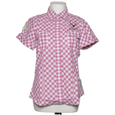 Short sleeve shirt (Pink, White) from Os Trachten