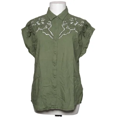 Topp (Grön) från Love & Roses Linne, Polyester, Viskos