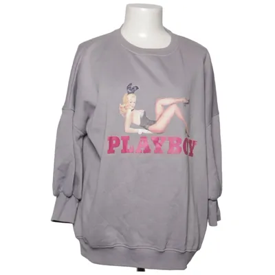 Sweatshirt (Gray, Multicolored) from Playboy x Missguided