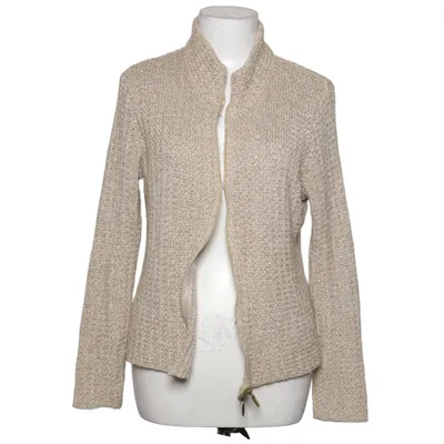 Cardigan (Beige) from Faber Acrylic, Cotton, Metallic fiber, Polyamide, Viscose