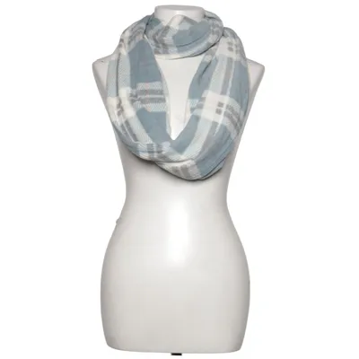 Infinity scarf (Blauw, Wit, Grijs) van Tchibo Elastaan, Gerecycled polyester