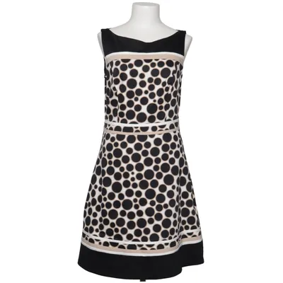 Kjole (Sort, Hvid, Beige) fra s.Oliver Black Label Bomuld, Elastan