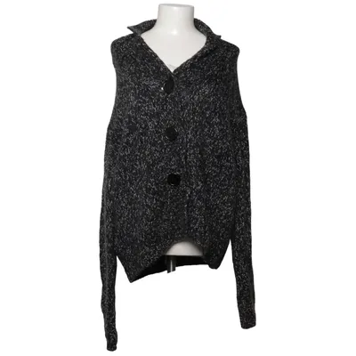 Cardigan (Sort, Hvid) fra Lolita Akryl, Mohair, Uld