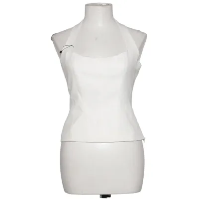 Halter neck top (White) from Zara Elastane, Polyester