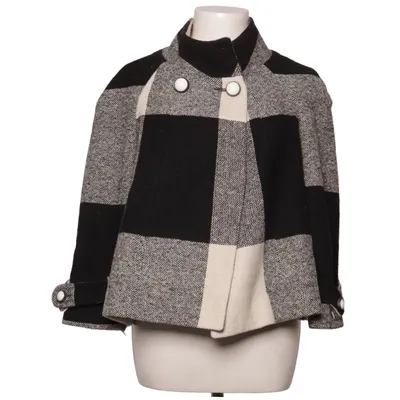 Jakke (Sort, Hvid) fra Promod Akryl, Polyester, Uld