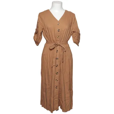 Shirt dress (Brown) from Trend One Linen, Viscose