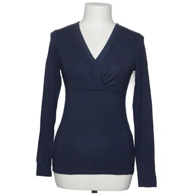 Wrap blouse (Blue) from ESPRIT Elastane, Viscose