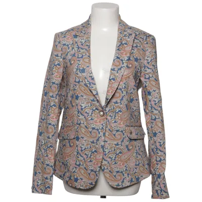 Blazer (Blau, Mehrfarbig) von Mos Mosh Baumwolle, Elasthan, Nylon, Polyester