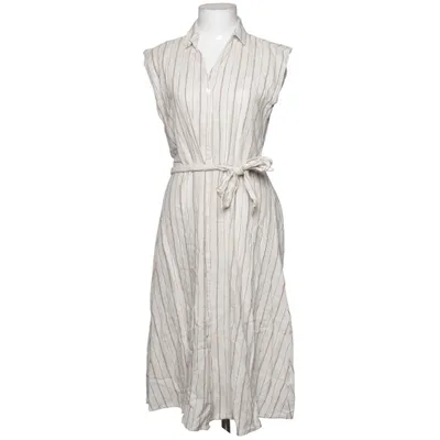 Shirt dress (Beige, Multicolored) from Ichi Linen, Viscose