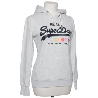 Hoodie (Gray, Multicolored) from Superdry Cotton, Polyester